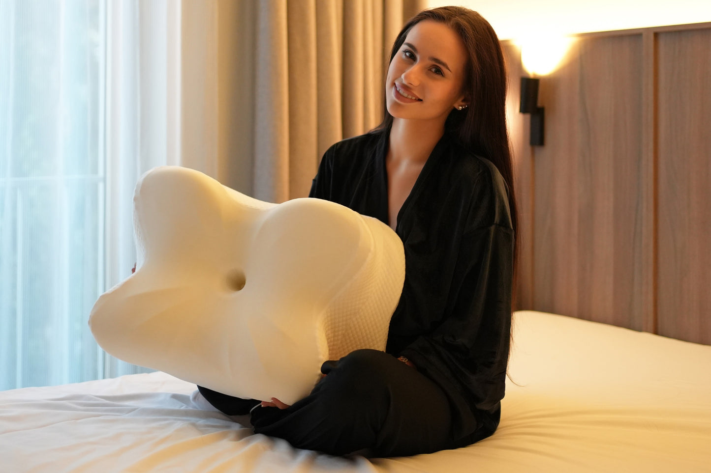 Henner Ergonomic Memory Foam Pillow – Orthopedic Neck & Shoulder Support for Better Sleep
